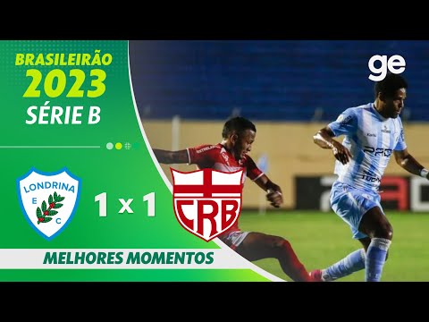 Gols e lances de Londrina x CRB