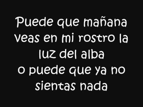 Alex ubago - Sabes (Letra)
