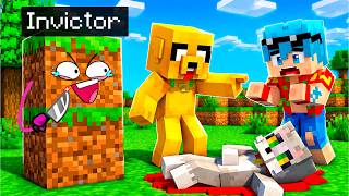 Me Convertí en BLOQUE TRAMPOSO en Murder Mystery! 😨🔪 MINECRAFT INVICTOR
