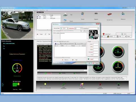 Automotive Wolf Car Maintenance Software - Configure Car Maintenance Schedule Demo