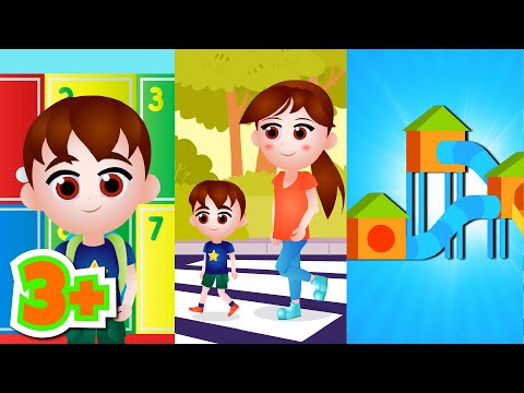 Idziemy do PRZEDSZKOLA! - Kodeks przedszkolaka - Bezpieczeństwo na drodze - Numery alarmowe