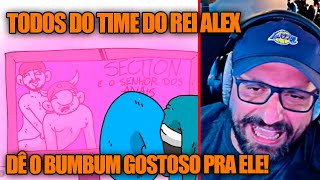 FABIO REAGINDO O PAR DE P3ITOS MAIS LINDOS QUE ELE JÁ VIU - REI ALEX (SMZINHO)