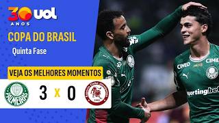 PALMEIRAS 3 X 0 JACUIPENSE | VERDÃO ENCAMINHA VAGA, MAS VITOR ROQUE PREOCUPA | MELHORES MOMENTOS