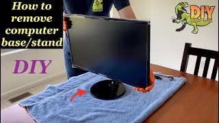 How to remove Samsung computer monitor base/stand