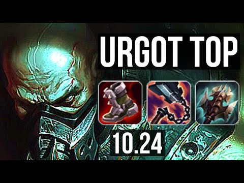 URGOT vs LUCIAN (TOP) | 6 solo kills, 1100+ games, 1.1M mastery, 8/3/9 | EUW Diamond | v10.24
