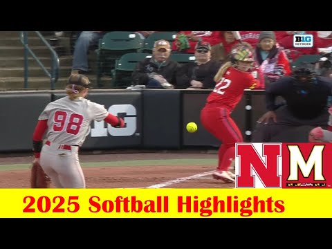 Maryland vs #20 Nebraska Softball Game Highlights 5 2 2025