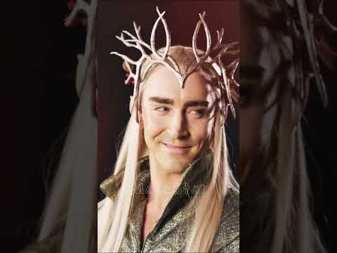 About Thranduil's Hair and Eyebrow 😂 #leepace #thranduil #thehobbit