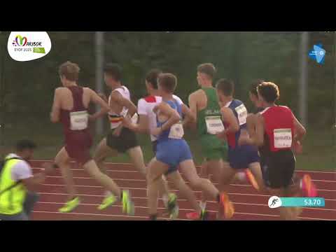 EYOF 2023 Maribor - U18M 1500m Final (ITA: Jacopo Risi)