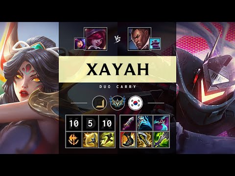 Xayah ADC vs Lucian - KR Challenger Patch 25.15
