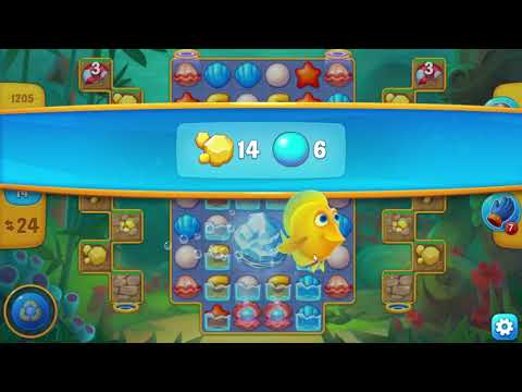 Fishdom 1205 Level - NO BooSTERS