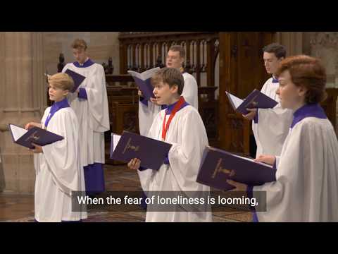 The Cathedral Choir sing 'Do Not Be Afraid' by Philip Stopford