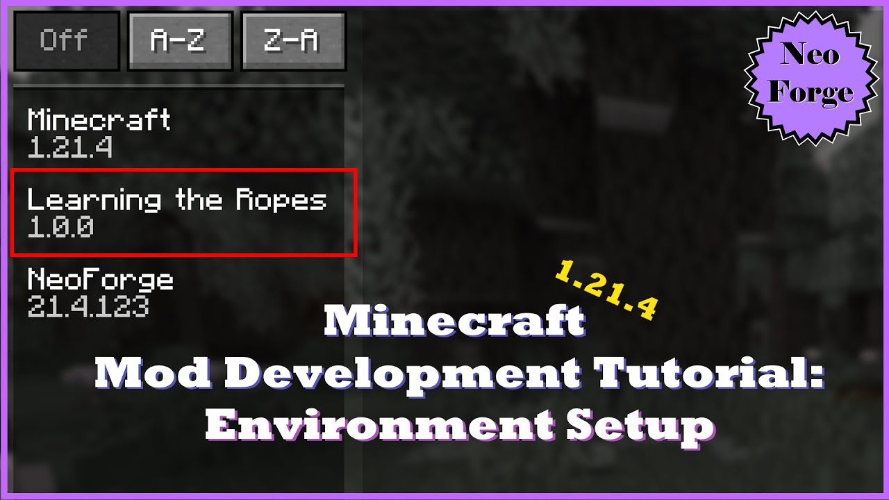 #01 Environment Setup - Minecraft Mod Development Tutorial