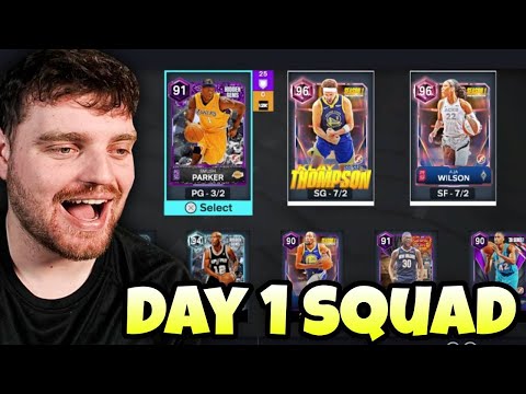 MY FINAL DAY 1 SQUAD IN NBA 2K26 MyTEAM!!