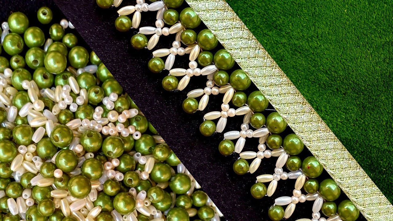 A very beautiful pendant, just follow the technique and trick I taught you.#DIY💚💚💚