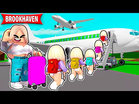 ZABRAŁAM PIĘCIORACZKI na WAKACJE na BROOKHAVEN RP w ROBLOX!
