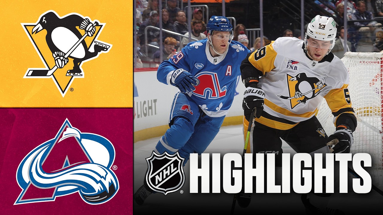 Penguins vs. Avalanche | NHL Highlights | March 16, 2026