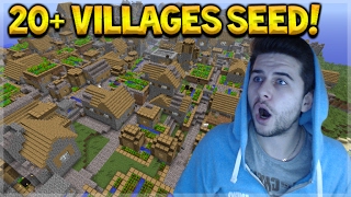 OVER 20 VILLAGES SEED! Minecraft Pocket Edition 20+ Villages, Temples, Mineshafts! (Pocket Edition)