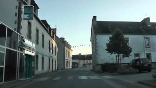 preview picture of video 'Driving Through Maël-Carhaix, Côtes-d'Armor, Brittany, France Monday, 23rd July 2012'