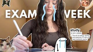 FINAL EXAMS WEEK VLOG 😭🎧 Study Vlog, Study With Me, Exam Study, Productive Days