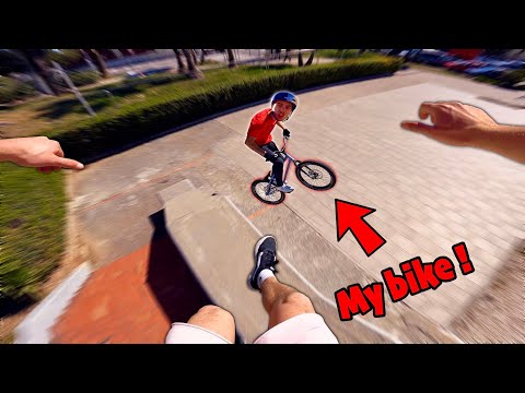 HE STOLE MY BIKE ! (Epic Parkour vs Bike Chase)