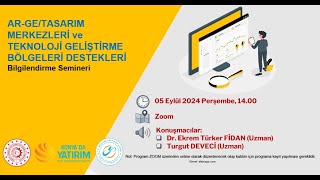 AR-GE ve Tasarım Merkezleri ile Teknoloji Geliştirme Bölgeleri Destekl