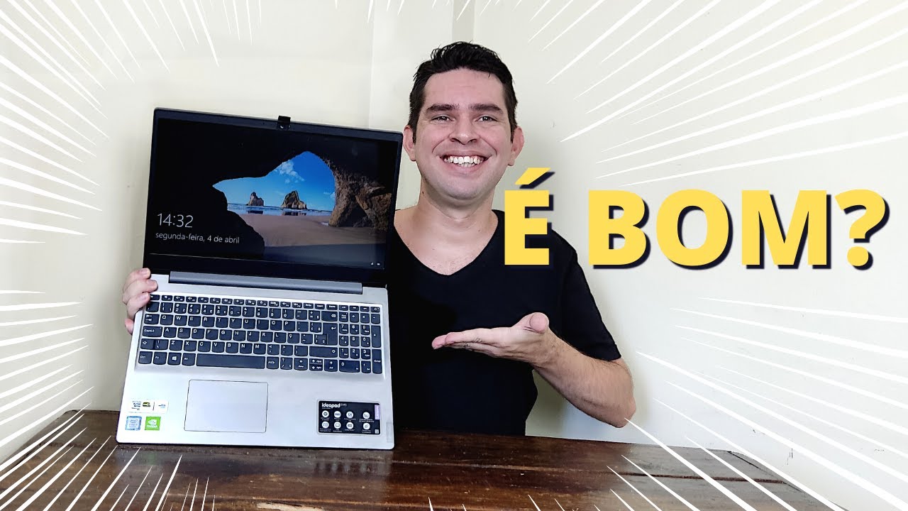 Miniatura da avaliação em vídeo de Notebook Lenovo IdeaPad S145 Intel Core i7-8565U 8GB 1TB GeForce MX110 15.6 Full HD
