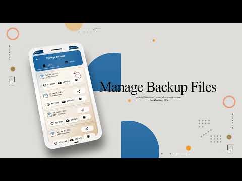 Contacts Backup & Restore