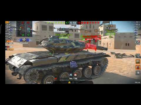 AMX 50 100 - 7.8 K Damage - WoT Blitz Uprising Battle Mode  World Of Tanks Mobile
