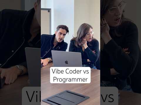 Video Thumbnail: Vibe Coder vs Programmer