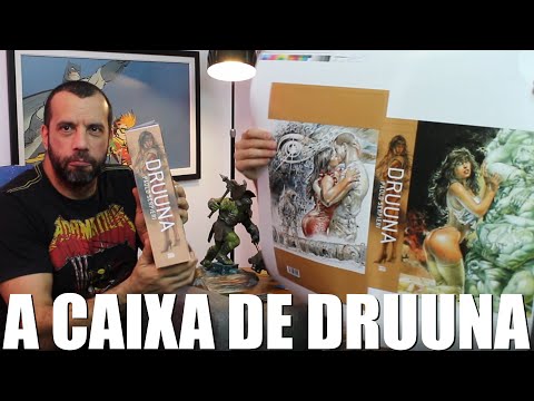 A produção da CAIXA da coleção de DRUUNA | Saga da Editora 35