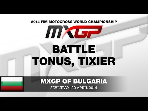 MXGP of Bulgaria 2014 Battle Tonus vs Tixier - Motocross