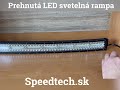 LED svetelná rampa - prehnutá 210x3W LED / 10-30V / ECE R10 (760x76x55mm) - Video Youtube