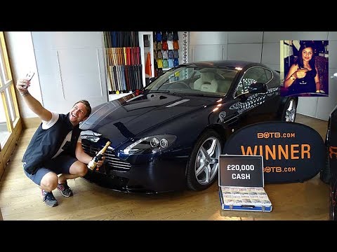 Winner! Week 27 2017 - Arti Taank - Aston Martin Vantage S & £20,000 cash (July 3rd - 9th 2017)