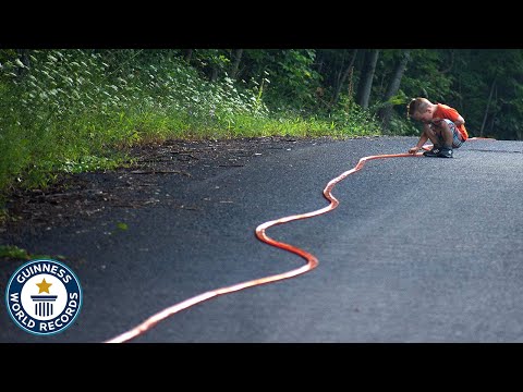 Nuevo Récord Guinness de la pista Hot Wheels más larga del mundo