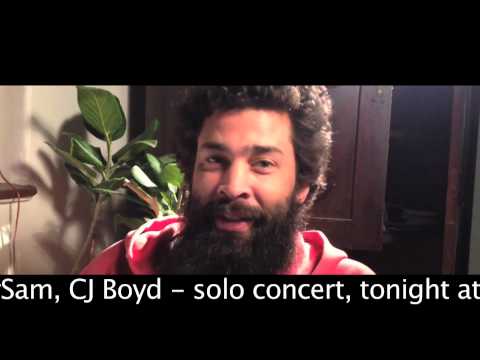 CJ BOYD - the concert introduction 15.11.2013