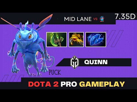 Quinn - Puck Mid Power vs Templar Assassin | Dota 2 Pro Gameplay - Full Game [Patch 7.35d]