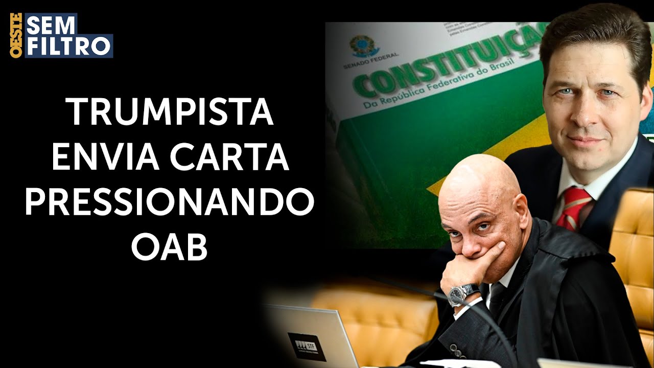 Senador aliado de Trump envia carta à OAB pressionando pela defesa da Constituição brasileira
