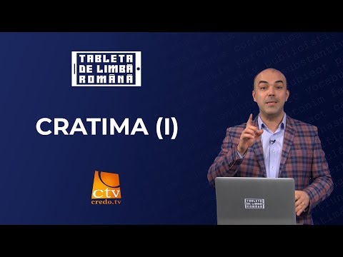 38. Tableta de limbă română - Cratima (1)
