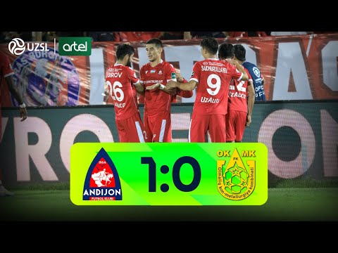 Superliga 23-tur. Andijon - OKMK bahsida kiritilgan gol va xavfli vaziyatlar (Highlights)