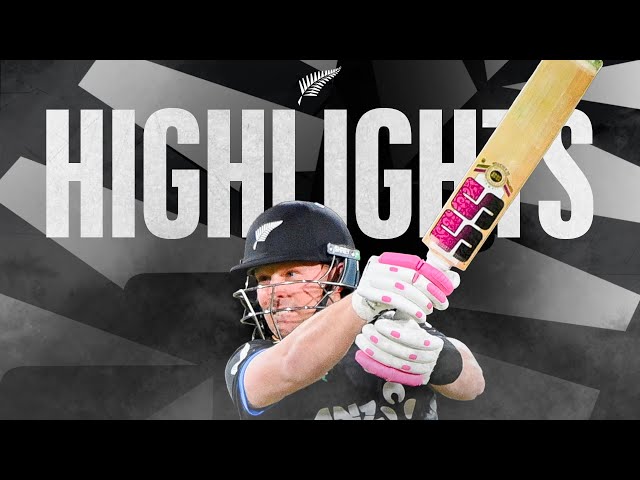 Rain Abandons BLACKCAPS Brilliant Start | Highlights | New Zealand v England | 3rd T20