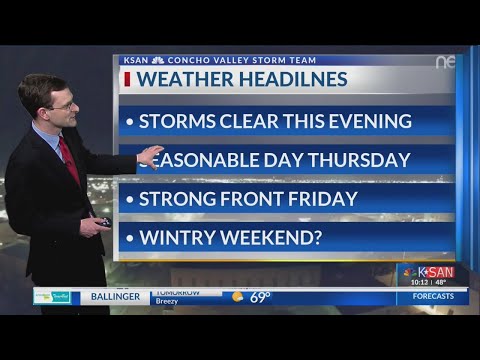 KSAN 10pm Weather - Wednesday December 26, 2018