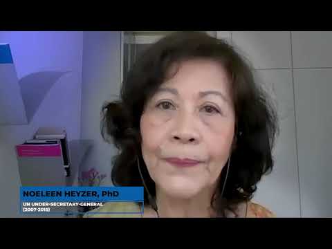Message from Dr. Noeleen Heyzer, UN Under-Secretary-General (2007-2015)...