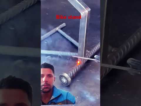 bike wheel stand making #automobile #stickwelding #experiment #diy #welding #stickwelding