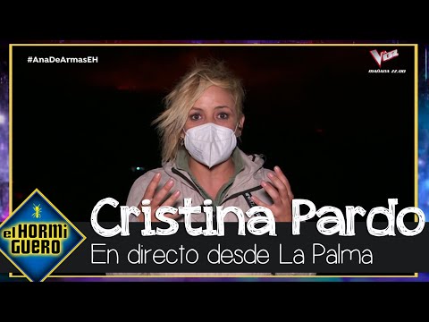 Cristina Pardo, emocionada en directo desde La Palma - El Hormiguero