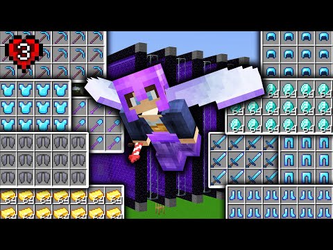 I Raided 100 End Cities in Minecraft Hardcore!