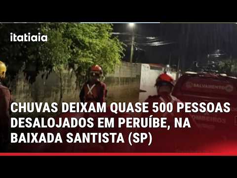 DESTRUIÇÃO: 472 DESALOJADOS POR CAUSA DOS ESTRAGOS DAS CHUVAS EM PERUÍBE, LITORAL DE SP!