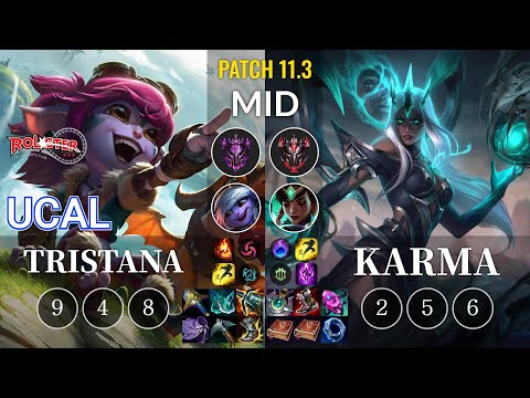 KT Ucal Tristana vs Karma Mid - KR Patch 11.3