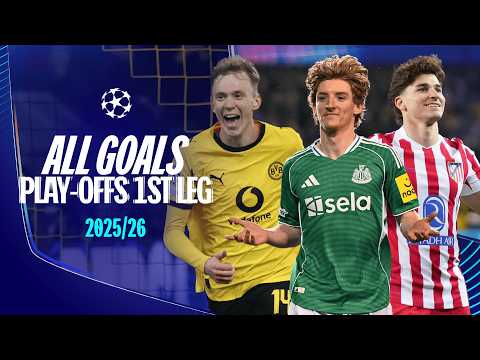 FULL UEFA Champions League GOALS 2025/26 Playoffs First Leg Highlights