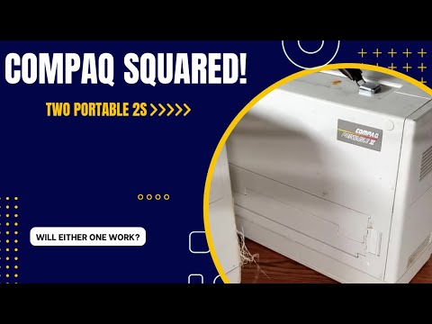 Compaq Portable 2 Restoration...Or Can I Make 1 Good Portable from Two Possible Dead Ones??