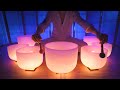 Before Bed Sleep Music | Soft crystal singing bowls
